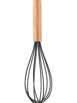 Maku Gedeckter Tisch<7tlg. Küchenhelfer-Set in Schwarz/ Hellbraun