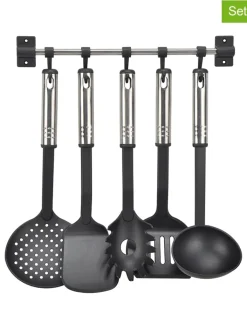 Chefware Koch- & Backutensilien<6tlg. Küchenhelfer-Set in Schwarz