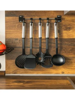 Chefware Koch- & Backutensilien<6tlg. Küchenhelfer-Set in Schwarz