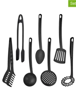 Violeta Home Koch- & Backutensilien<7tlg. Küchenhelfer-Set in Schwarz - (L)30 cm