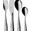 WMF Gedeckter Tisch<4tlg. Kinder-Edelstahl-Besteckset "Tommi"