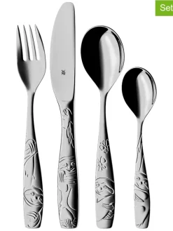 WMF Gedeckter Tisch<4tlg. Kinder-Edelstahl-Besteckset "Tommi"