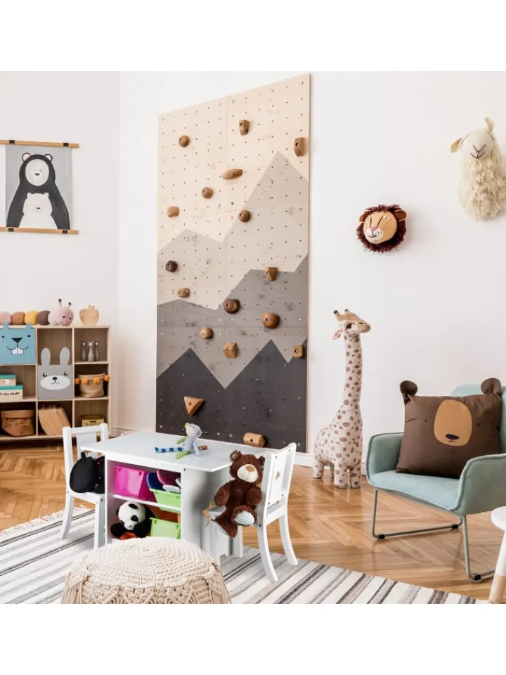 relaxdays Möbel-Sets<3-tlg. Kindersitzgruppe in Weiß