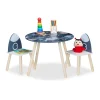 relaxdays Möbel-Sets<3-tlg. Kindersitzgruppe "Space Dino" in Bunt
