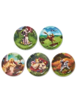 Ergobag Kindermöbel<5tlg. Kletties-Set "Hundewelpen" in Bunt
