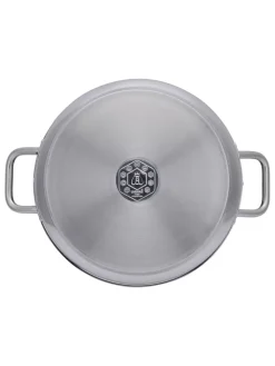 Laguiole Kochgeschirr<2tlg. Kochtopf in Silber - Ø 50 cm