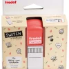 trodat Kreativbedarf & Do-It-Yourself<5tlg. Kreativstempel-Set: "Switch, Selbstgemachtes" in Koralle