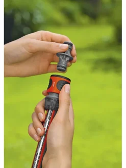 Gardena Gartendekoration<3tlg. Kupplungs-Set in Schwarz/ Orange - 13 mm (1/2")