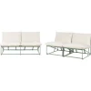 Beliani Gartenmöbel<3-tlg Lounge Set PICO in Grün/Beige