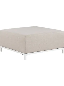 Beliani Gartenmöbel<4-tlg Lounge Set ROVIGO in Beige/Weiß