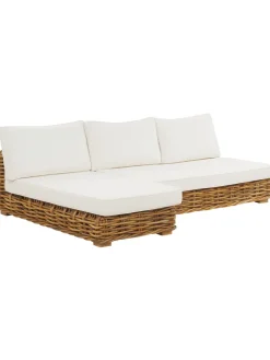 Beliani Gartenmöbel<4-tlg Lounge Set VARALLO in /Weiß