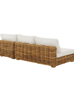 Beliani Gartenmöbel<4-tlg Lounge Set VARALLO in /Weiß