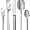 WMF Gedeckter Tisch<60tlg. Mattiertes Edelstahl-Besteckset "Alto"