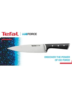 Tefal Koch- & Backutensilien<6tlg. Messerblock-Set "Ice Force" in Natur