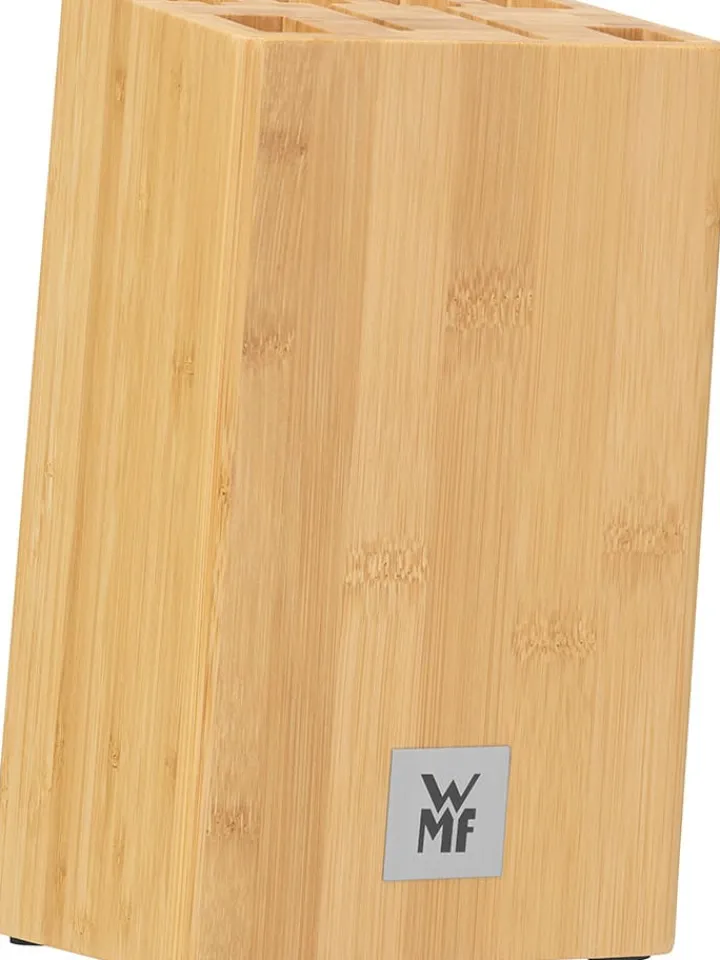 WMF Koch- & Backutensilien<6tlg. Messerblock-Set ''Kineo'' in Beige/ Schwarz