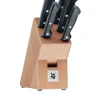 WMF Koch- & Backutensilien<6tlg. Messer-Set "Classic Line" in Schwarz/ Braun