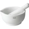 Silit Koch- & Backutensilien<2tlg. Mörser-Set in Weiß - Ø 10 cm