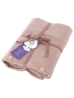 Träumeland Kindermöbel<2tlg. Musselin-Bettwäsche-Set in Rosa
