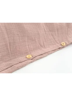 Träumeland Kindermöbel<2tlg. Musselin-Bettwäsche-Set in Rosa