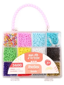 MGM Kreativbedarf & Do-It-Yourself<3.400tlg. Perlenset - ab 6 Jahren