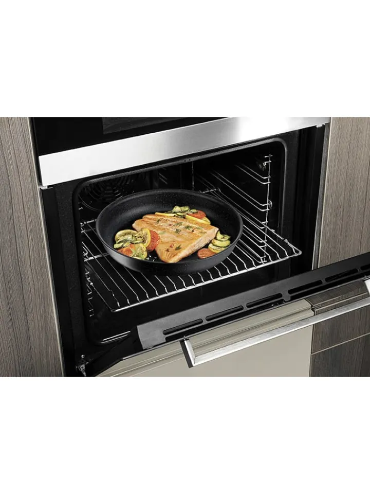 Tefal Kochgeschirr<3tlg. Pfannen-Set "Black Stone" in Schwarz