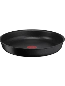 Tefal Kochgeschirr<3tlg. Pfannen-Set "Black Stone" in Schwarz