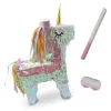 relaxdays Partyzubehör & -Dekoration<3-tlg. Pinata Set "Einhorn" in Bunt