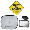 Bebeconfort Technikzubehör<3tlg. Rückspiegel und Sonnenschutz-Set "BBC Travel Safety Kit" in Schwarz