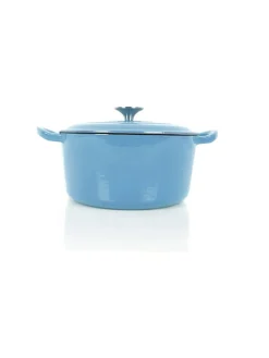 Echtwerk Kochgeschirr<2tlg. Schmortopf-Set in Hellblau - Ø 23,2 cm