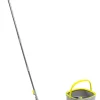 InnovaGoods Weitere Haushaltshelfer<4tlg. Selbstreinigender Drehmopp-Set in Helllgrau