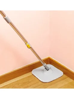 InnovaGoods Weitere Haushaltshelfer<4tlg. Selbstreinigender Drehmopp-Set in Helllgrau