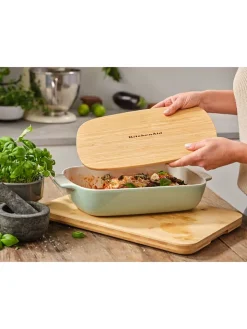 KitchenAid Kochgeschirr<2tlg. Set: Auflaufform in Grün - 1,9 l
