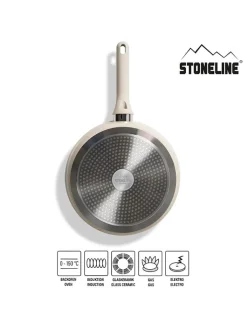 Stoneline Kochgeschirr<2tlg. Set: Bratpfanne in Beige - Ø 28 cm