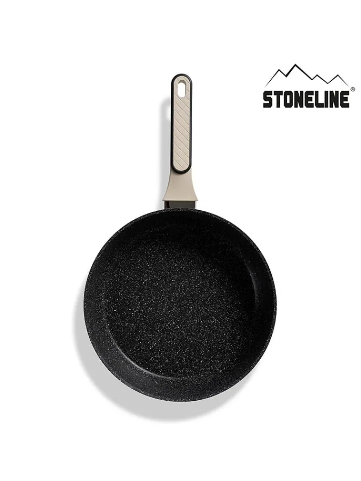Stoneline Kochgeschirr<2tlg. Set: Bratpfanne in Beige - Ø 28 cm