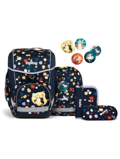 Ergobag Büro- & Schulbedarf<6tlg. Set "Bärnsteinhöhle" in Dunkelblau