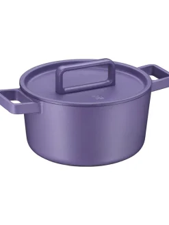 WMF Kochgeschirr<2tlg. Set: Bräter ''Flavour'' in Violett - 5,2 l