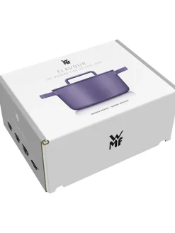 WMF Kochgeschirr<2tlg. Set: Bräter ''Flavour'' in Violett - 5,2 l