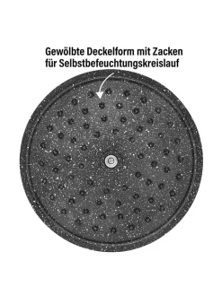 Stoneline Kochgeschirr<2tlg. Set: Bräter in Schwarz - 2,6 l