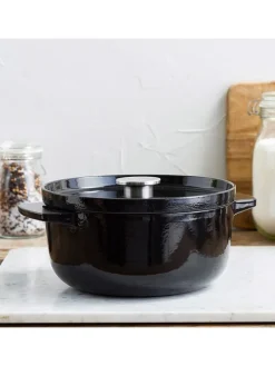 KitchenAid Kochgeschirr<2tlg. Set: Bräter in Schwarz - 3,3 l