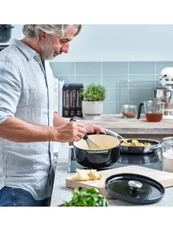KitchenAid Kochgeschirr<2tlg. Set: Bräter in Schwarz - 3,3 l
