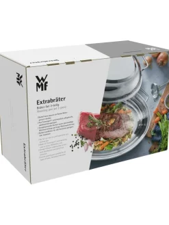 WMF Kochgeschirr<3tlg. Set: Edelstahl-Bräter - (B)41 x (T)28,5 cm