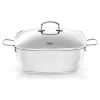 Fissler Kochgeschirr<2tlg. Set: Edelstahl-Bräter "Secural®" - Ø 28 cm