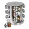 Stoneline Koch- & Backutensilien<13tlg. Set: Edelstahl-Gewürzregal - (H)22,5 x Ø 19 cm
