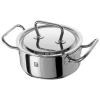 Zwilling Kochgeschirr<2tlg. Set: Edelstahl-Kochtopf ''Twin'' - 1,5 l