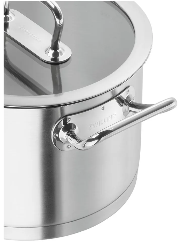Zwilling Kochgeschirr<2tlg. Set: Edelstahl-Kochtopf ''Pro'' - 4,3 l