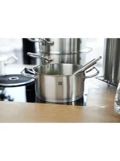Zwilling Kochgeschirr<2tlg. Set: Edelstahl-Kochtopf ''Pro'' - 4,3 l