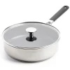 KitchenAid Kochgeschirr<2tlg. Set: Edelstahl-Schmorpfanne "Classic" - Ø 26 cm