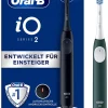 Oral-B Zahn & Mundpflege<2tlg. Set: Elektr. Zahnbürsten "iO Series 2" in Schwarz/Grün