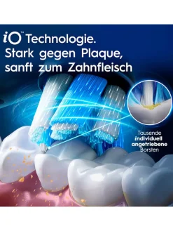 Oral-B Technik|Zahn & Mundpflege<2tlg. Set: Elektr. Zahnbürsten "iO Series 5" in Weiß/ Schwarz