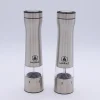 Laguiole Gedeckter Tisch<2tlg. Set: Elektrische Salz- & Pfeffermühle in Silber - (H)23 cm